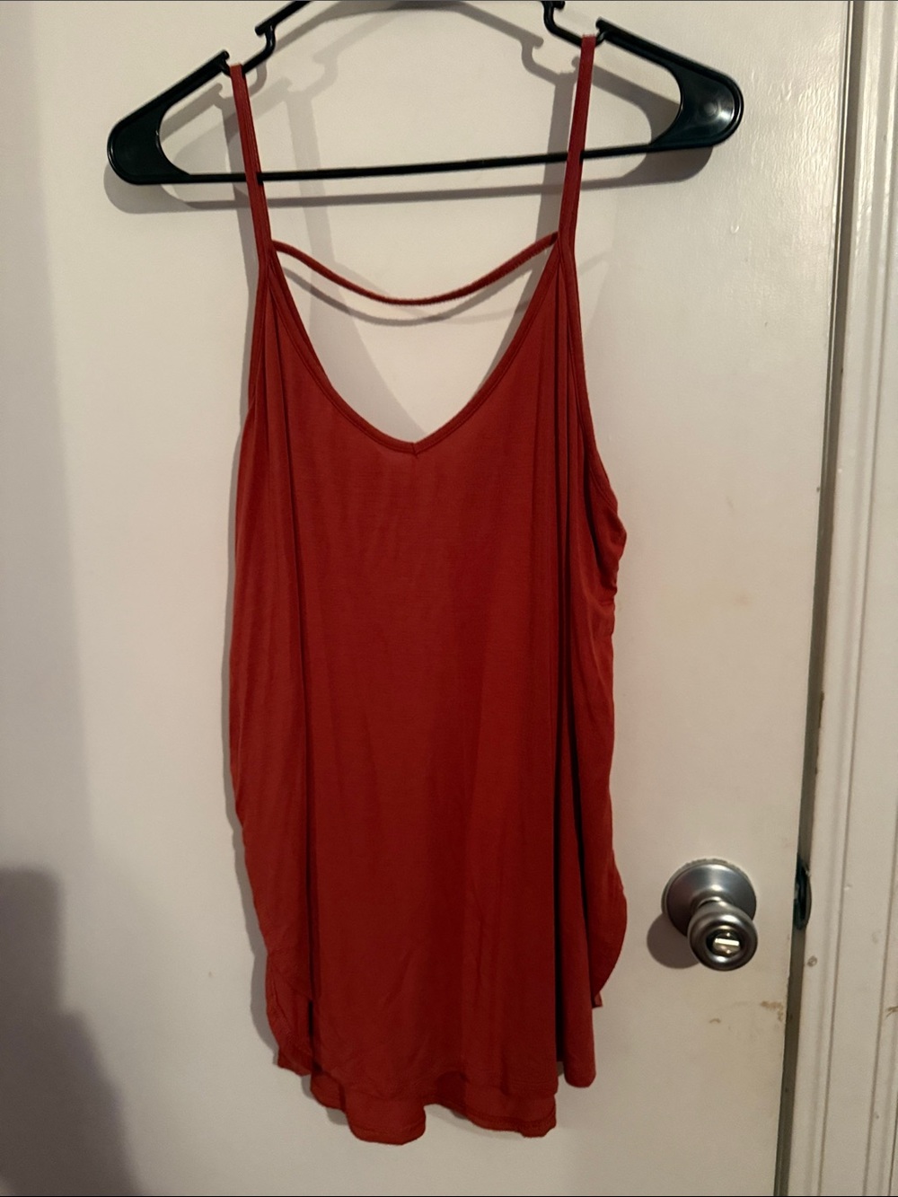Z Supply Rust Red Strappy V-Neck Cami